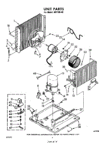 04 - Unit parts for Whirlpool Air Conditioner AHF18040 / from AppliancePartsPros.com