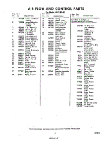 07 - Lit / Optional parts for Whirlpool Air Conditioner AHF18040 / from AppliancePartsPros.com