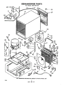 02 - Section parts for Whirlpool Dehumidifier ADAH2720 / from AppliancePartsPros.com