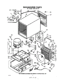 02 - Section parts for Whirlpool Dehumidifier ADAH2721 / from AppliancePartsPros.com