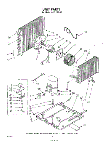 04 - Unit parts for Whirlpool Air Conditioner AHF18541 / from AppliancePartsPros.com
