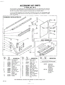 08 - Accessory Kit parts for Whirlpool Air Conditioner AHF18541 / from AppliancePartsPros.com