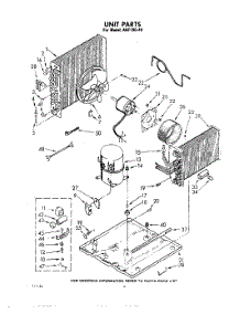 04 - Unit parts for Whirlpool Air Conditioner AHF19040 / from AppliancePartsPros.com