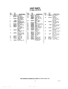 05 - Section parts for Whirlpool Air Conditioner AHF19040 / from AppliancePartsPros.com