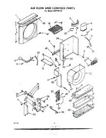 06 - Air Flow And Control parts for Whirlpool Air Conditioner AHF19040 / from AppliancePartsPros.com
