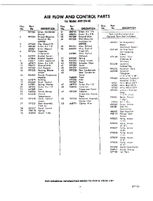 07 - Lit / Optional parts for Whirlpool Air Conditioner AHF19040 / from AppliancePartsPros.com