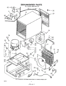 02 - Section parts for Whirlpool Dehumidifier ADAH2723 / from AppliancePartsPros.com