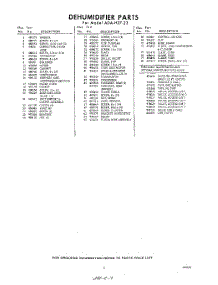 03 - Section parts for Whirlpool Dehumidifier ADAH2723 / from AppliancePartsPros.com