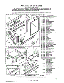 05 - Accessory Kit parts for Whirlpool Air Conditioner AWH18031 / from AppliancePartsPros.com