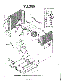04 - Unit parts for Whirlpool Air Conditioner AHF21040 / from AppliancePartsPros.com