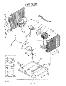 04 - Unit parts for Whirlpool Air Conditioner AHF21041 / from AppliancePartsPros.com