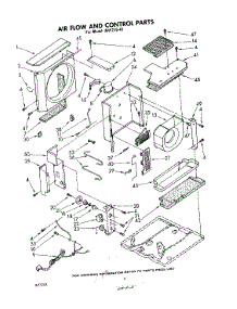 06 - Air Flow And Control parts for Whirlpool Air Conditioner AHF21041 / from AppliancePartsPros.com