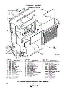 02 - Section parts for Whirlpool Air Conditioner AWL17933 / from AppliancePartsPros.com