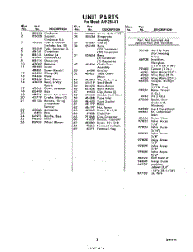 03 - Lit / Optional parts for Whirlpool Air Conditioner AHF29041 / from AppliancePartsPros.com