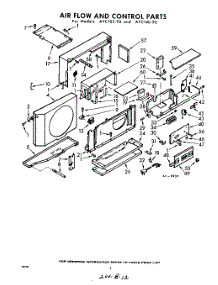 04 - Air Flow And Control parts for Whirlpool Air Conditioner AVC14090 / from AppliancePartsPros.com