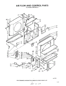 04 - Airflow And Control parts for Whirlpool Air Conditioner AWL18041 / from AppliancePartsPros.com