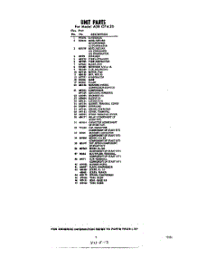 03 - Section parts for Whirlpool Air Conditioner ADB07420 / from AppliancePartsPros.com