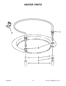 08 - Heater Parts parts for Whirlpool Dishwasher ADB1400PYB2 / from AppliancePartsPros.com