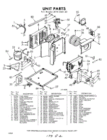 02 - Section parts for Whirlpool Air Conditioner AVH06020 / from AppliancePartsPros.com