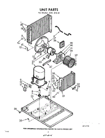 04 - Unit parts for Whirlpool Air Conditioner AWL21031 / from AppliancePartsPros.com