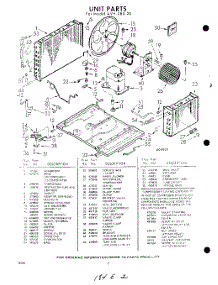 02 - Section parts for Whirlpool Air Conditioner AVH08020 / from AppliancePartsPros.com