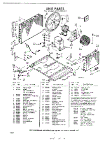 03 - Section parts for Whirlpool Air Conditioner AVH08020 / from AppliancePartsPros.com