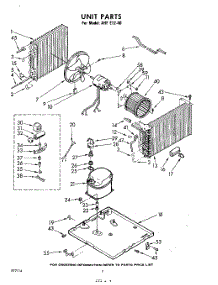 02 - Unit parts for Whirlpool Air Conditioner AHFE1240 / from AppliancePartsPros.com