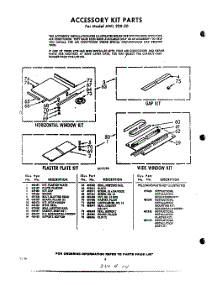 04 - Section parts for Whirlpool Air Conditioner AWL22030 / from AppliancePartsPros.com