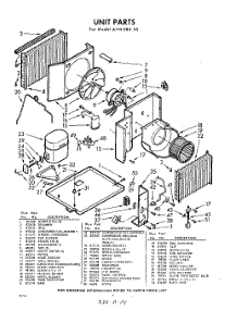 02 - Section parts for Whirlpool Air Conditioner AVH08520 / from AppliancePartsPros.com