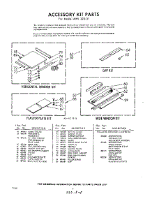 04 - Section parts for Whirlpool Air Conditioner AWL22031 / from AppliancePartsPros.com