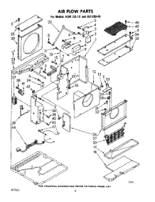 04 - Air Flow parts for Whirlpool Air Conditioner ALFE0940 / from AppliancePartsPros.com