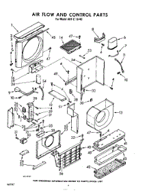 04 - Airflow And Control parts for Whirlpool Air Conditioner AHFE1840 / from AppliancePartsPros.com