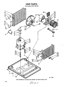 02 - Unit parts for Whirlpool Air Conditioner AWL22033 / from AppliancePartsPros.com
