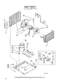 02 - Unit parts for Whirlpool Air Conditioner ADBP4921 / from AppliancePartsPros.com