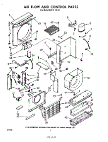 04 - Air Flow And Control parts for Whirlpool Air Conditioner AHFE1842 / from AppliancePartsPros.com