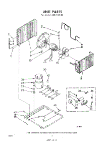 02 - Unit parts for Whirlpool Air Conditioner ADBP4922 / from AppliancePartsPros.com