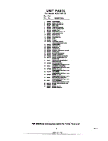 03 - Section parts for Whirlpool Air Conditioner ADBP4922 / from AppliancePartsPros.com