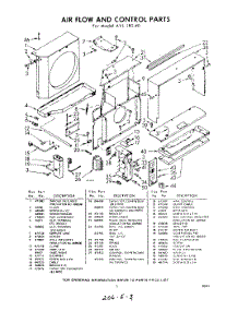 03 - Section parts for Whirlpool Air Conditioner AVL18040 / from AppliancePartsPros.com