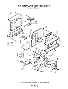 02 - Airflow And Control parts for Whirlpool Air Conditioner AXC10020 / from AppliancePartsPros.com