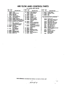 03 - Lit / Optional parts for Whirlpool Air Conditioner AXC10020 / from AppliancePartsPros.com