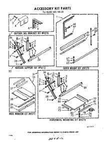 04 - Accessory Kit parts for Whirlpool Air Conditioner AXC10020 / from AppliancePartsPros.com