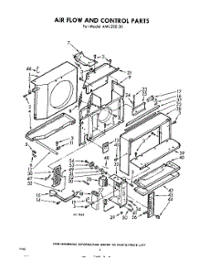02 - Air Flow And Control parts for Whirlpool Air Conditioner AWL23030 / from AppliancePartsPros.com