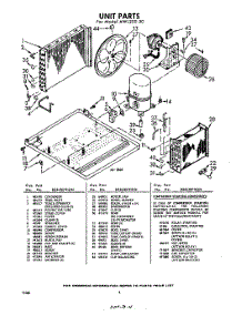 04 - Unit parts for Whirlpool Air Conditioner AWL23030 / from AppliancePartsPros.com