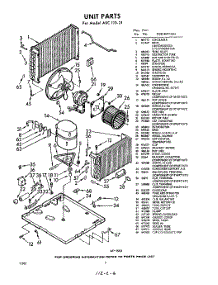 02 - Unit parts for Whirlpool Air Conditioner AXC11021 / from AppliancePartsPros.com