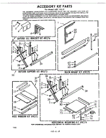 04 - Accessory Kit parts for Whirlpool Air Conditioner AXC11021 / from AppliancePartsPros.com