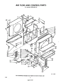02 - Air Flow And Control parts for Whirlpool Air Conditioner AWL23032 / from AppliancePartsPros.com