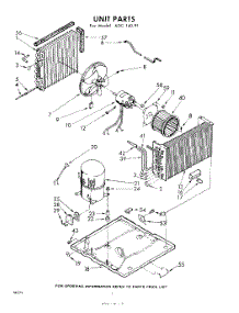 02 - Unit parts for Whirlpool Air Conditioner ADC14091 / from AppliancePartsPros.com