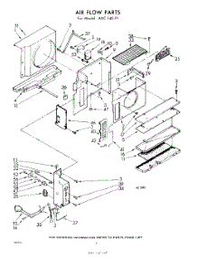04 - Air Flow parts for Whirlpool Air Conditioner ADC14091 / from AppliancePartsPros.com
