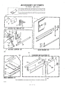 06 - Accessory Kit parts for Whirlpool Air Conditioner ADC14091 / from AppliancePartsPros.com