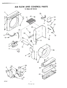 06 - Airflow And Control parts for Whirlpool Air Conditioner AHFH1840 / from AppliancePartsPros.com